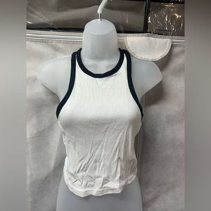 Woman divided tank top